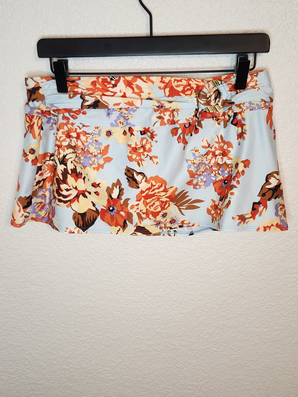 Antonio Melani blue floral tankini set skort 2 piece swimsuit S - Picture 5 of 16